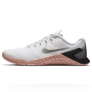 White Metcon 4 Women's Training Shoe